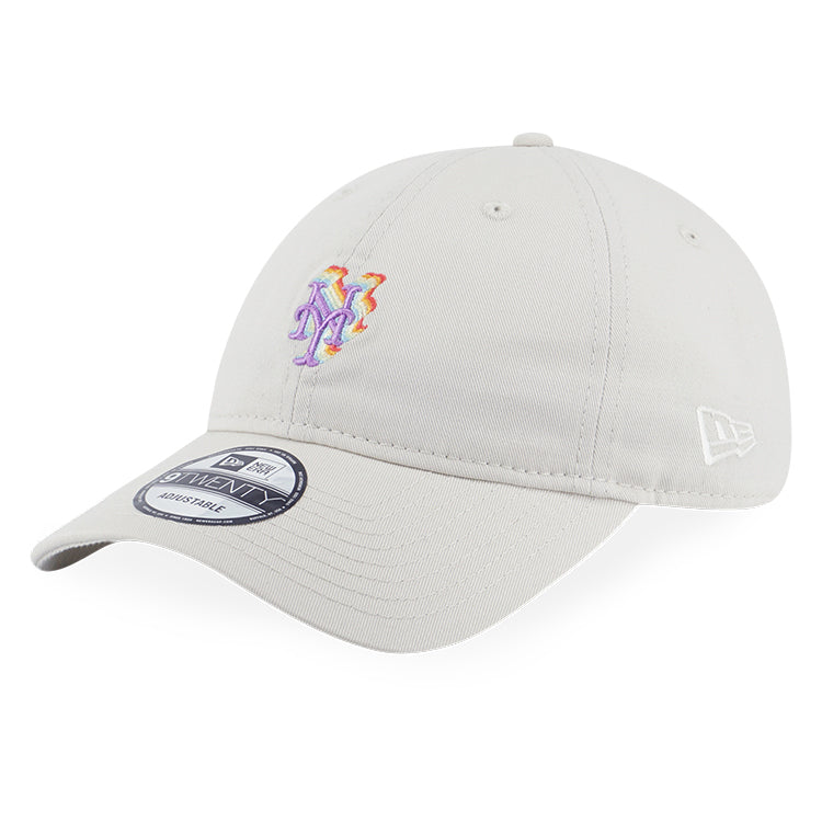 New York Mets MLB Light Rainbow Ivory 9TWENTY Adjustable Cap