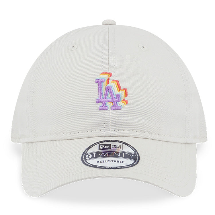 Los Angeles Dodgers MLB Light Rainbow Ivory 9TWENTY Adjustable Cap