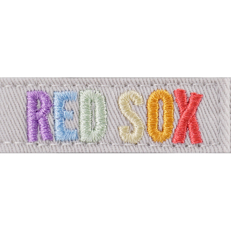 Boston Red Sox MLB Light Rainbow Ivory 9TWENTY Adjustable Cap