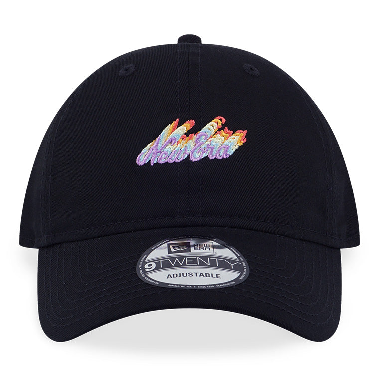 New Era Script Light Rainbow Black 9TWENTY Adjustable Cap