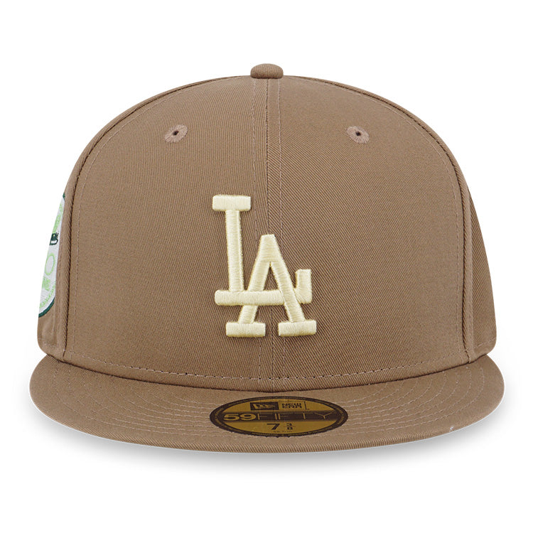 Los Angeles Dodgers MLB Lemon Tea Khaki 59FIFTY Fitted Cap