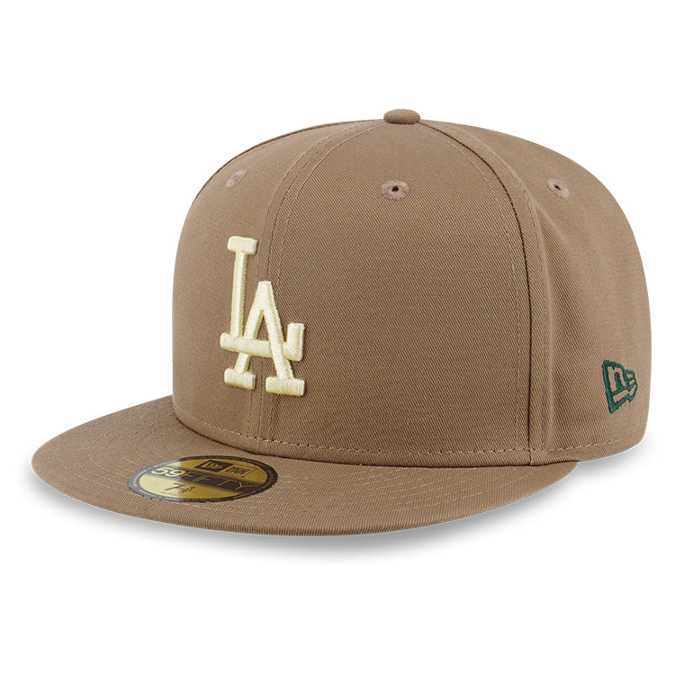 Los Angeles Dodgers MLB Lemon Tea Khaki 59FIFTY Fitted Cap