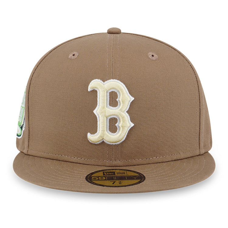 Boston Red Sox MLB Lemon Tea Khaki 59FIFTY Fitted Cap