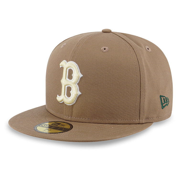 Boston Red Sox MLB Lemon Tea Khaki 59FIFTY Fitted Cap