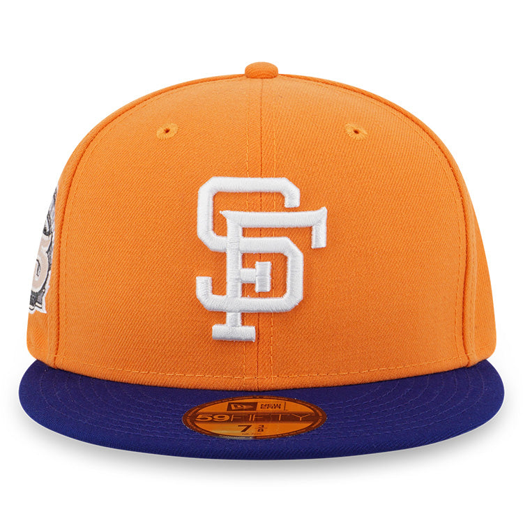 San Francisco Giants MLB 59FIFTY Pack Aloha Orange on Dark Royal 59FIFTY Fitted Cap