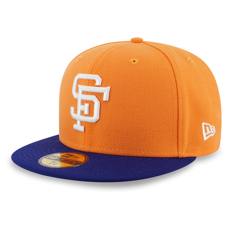 San Francisco Giants MLB 59FIFTY Pack Aloha Orange on Dark Royal 59FIFTY Fitted Cap