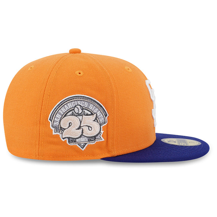 San Francisco Giants MLB 59FIFTY Pack Aloha Orange on Dark Royal 59FIFTY Fitted Cap