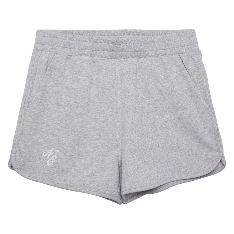 New Era Script Essential Grey Women Knit Shorts