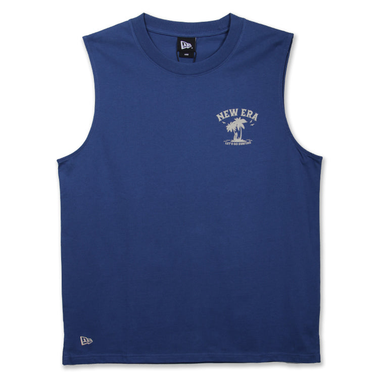 New Era Essential Vacay Navy Tank Top