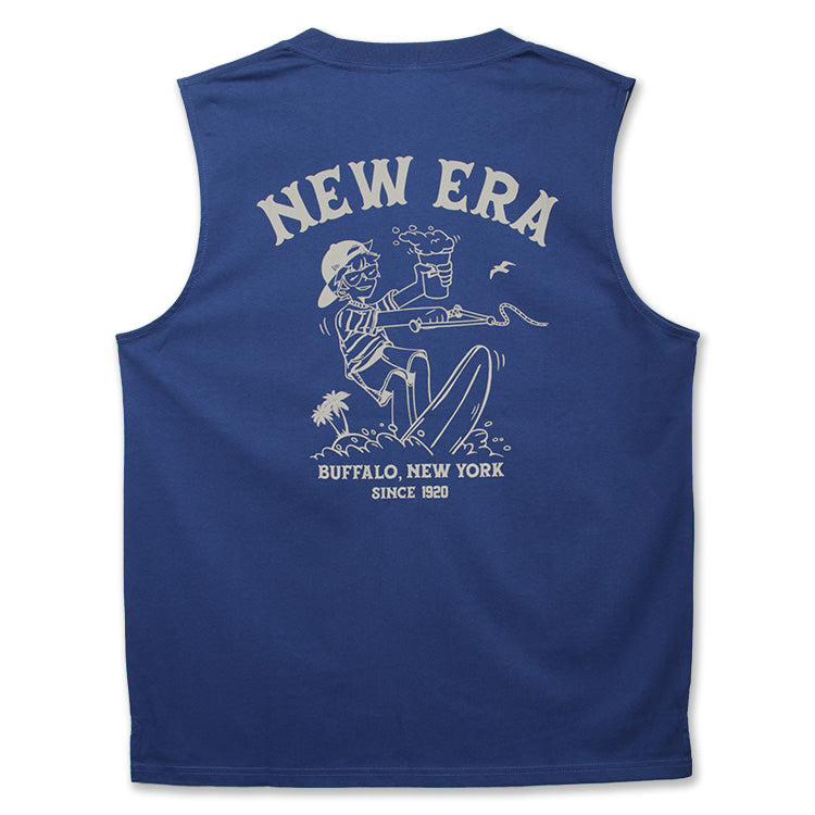 New Era Essential Vacay Navy Tank Top