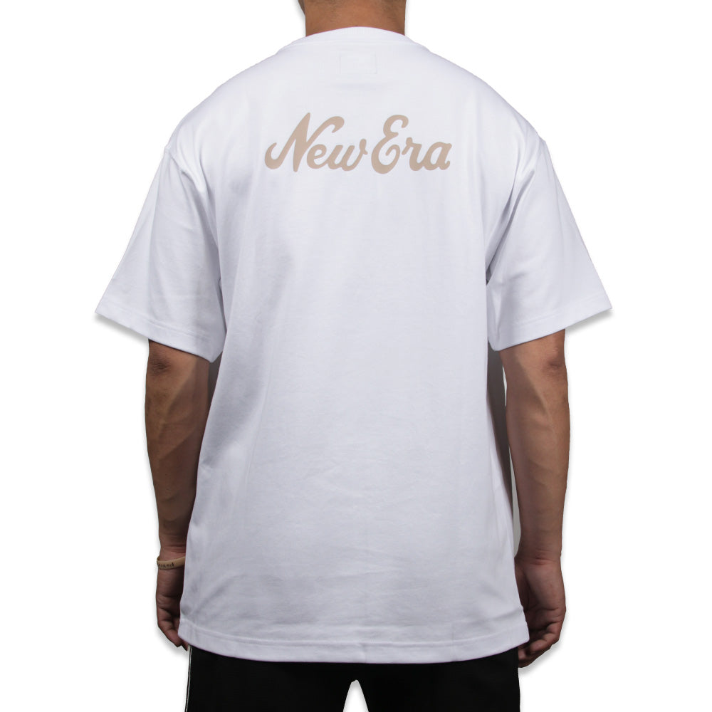 New Era Script Essential White Short Sleeve T-Shirt