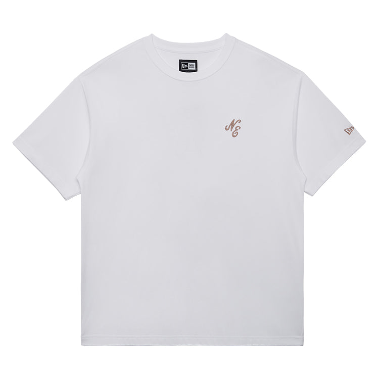 New Era Script Essential White Short Sleeve T-Shirt