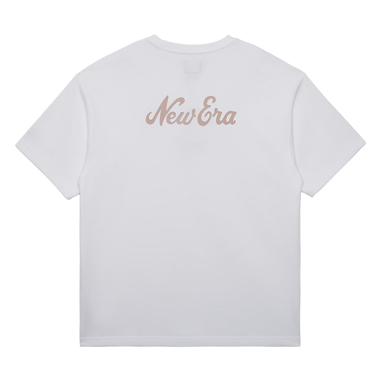 New Era Script Essential White Short Sleeve T-Shirt