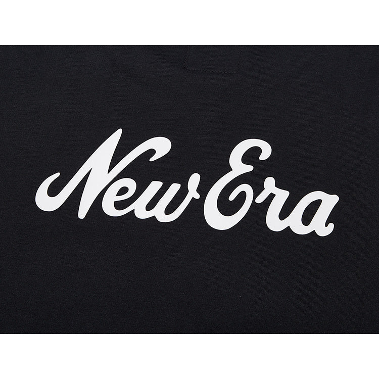 New Era Script Essential Black Short Sleeve T-Shirt