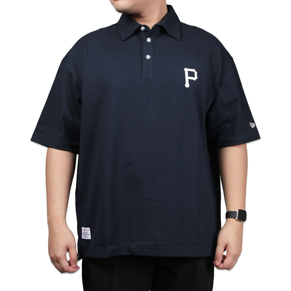 Pittsburgh Pirates MLB Essential Navy Short Sleeve Polo Shirt