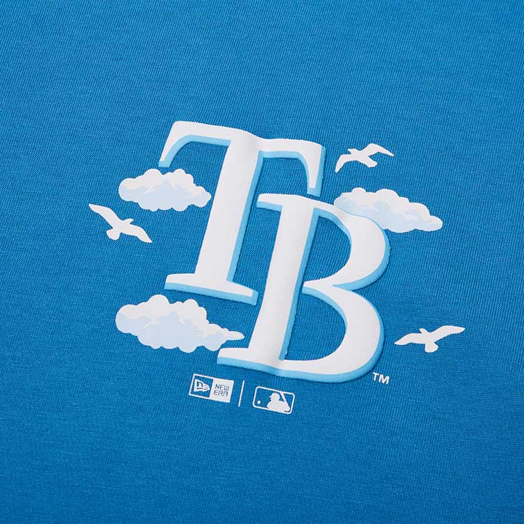 Tampa Bay Rays MLB Vacay Coolera Blue Short Sleeve T-Shirt