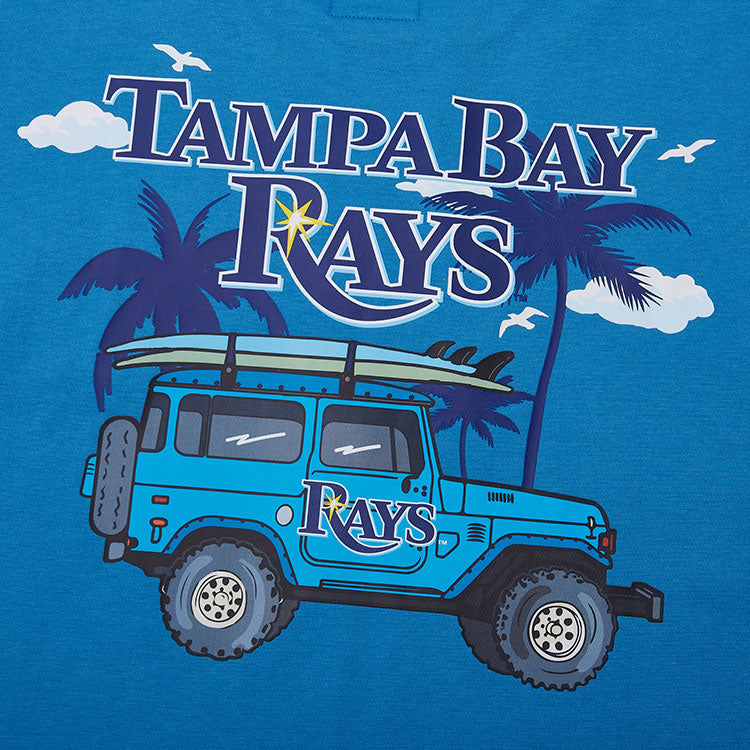 Tampa Bay Rays MLB Vacay Coolera Blue Short Sleeve T-Shirt