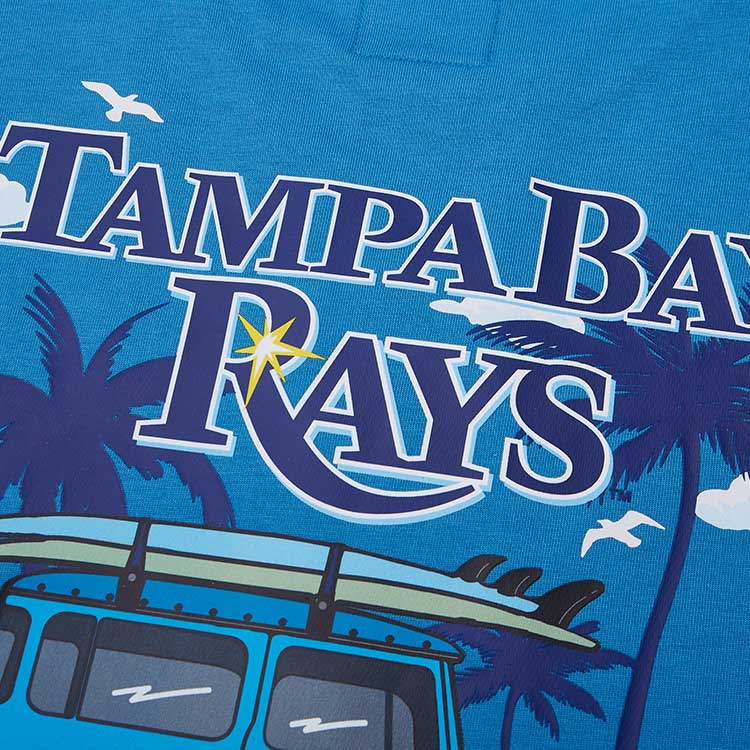 Tampa Bay Rays MLB Vacay Coolera Blue Short Sleeve T-Shirt