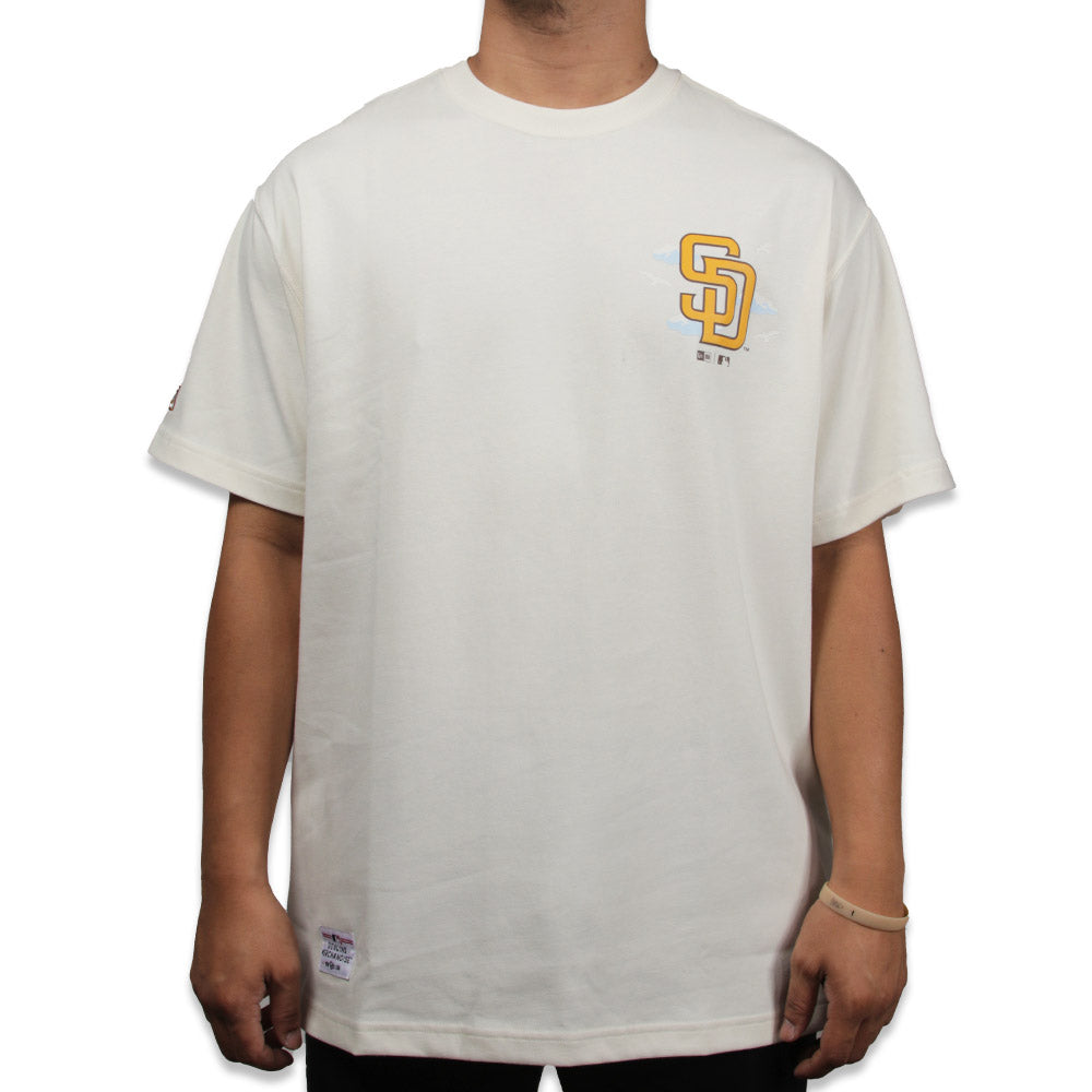 San Diego Padres MLB Vacay Coolera Ivory Short Sleeve T-Shirt