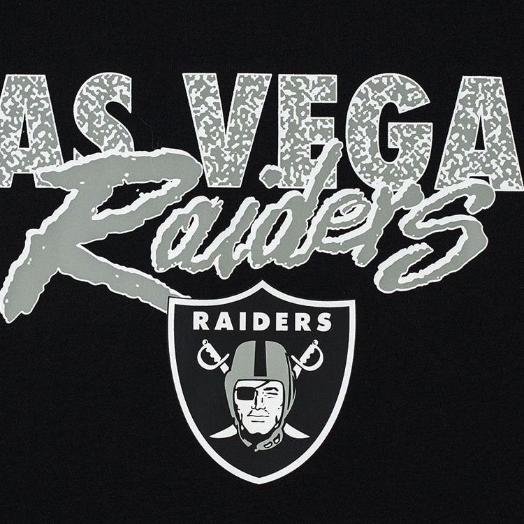 Las Vegas Raiders NFL Front Logo Black Short Sleeve T-Shirt