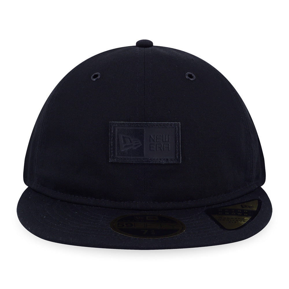 New Era Logo Dark 90s Black Retro Crown 59FIFTY Fitted Cap