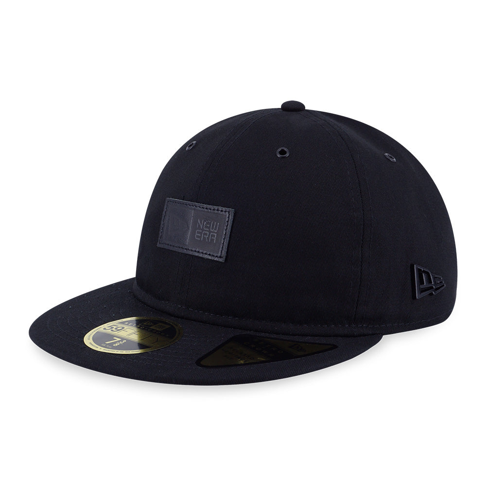 New Era Logo Dark 90s Black Retro Crown 59FIFTY Fitted Cap