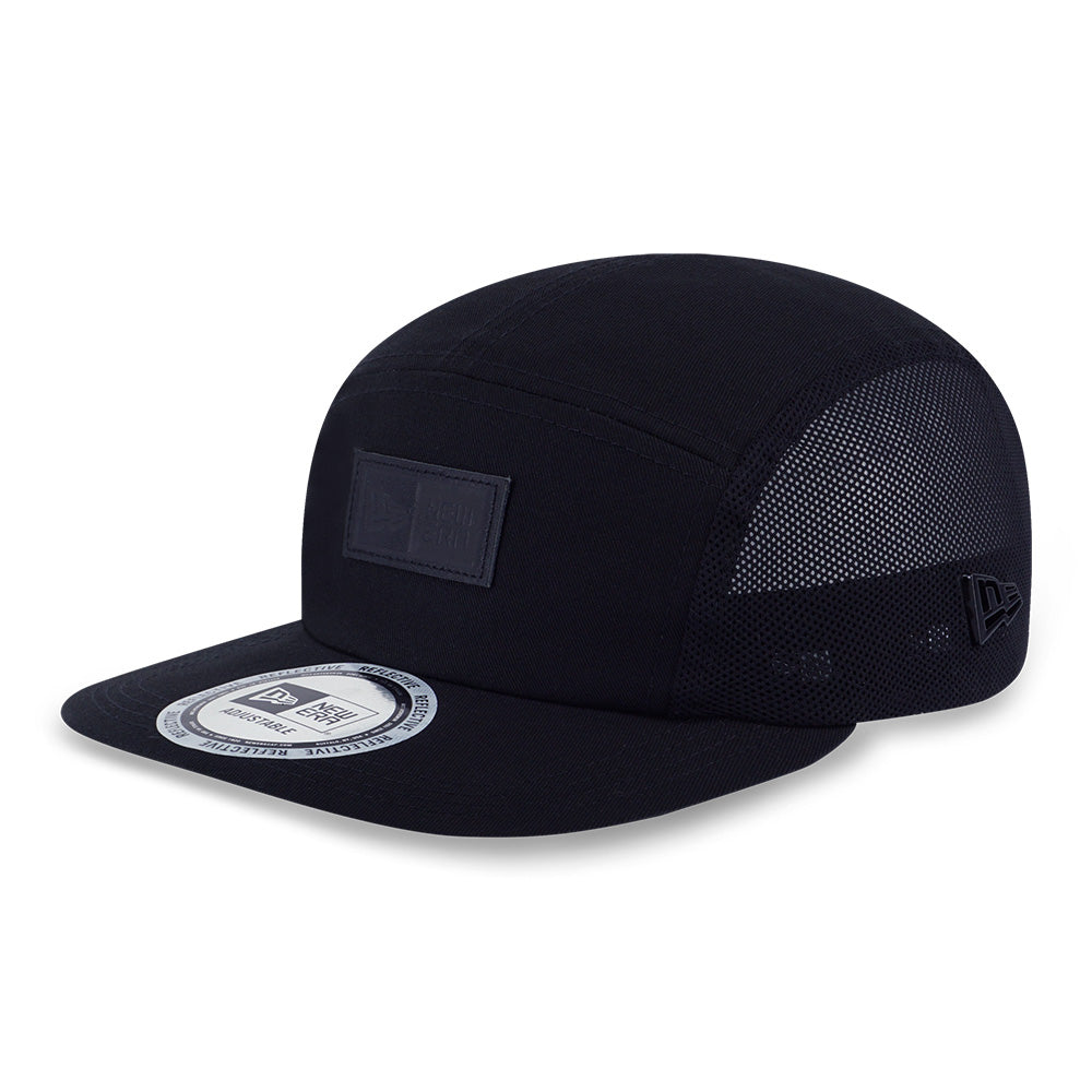 New Era Logo Dark 90s Black Reflective Camper