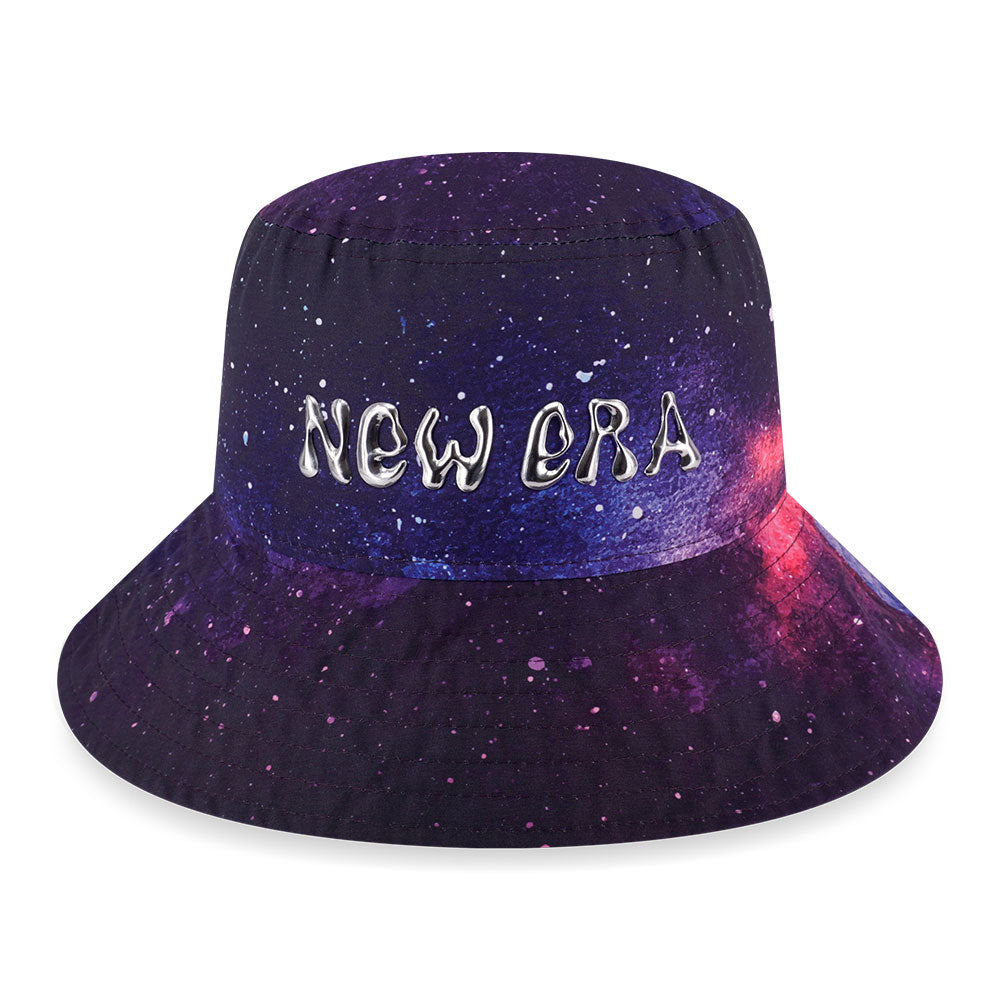 New Era Wordmark Comic Space Navy Multi Bucket Hat