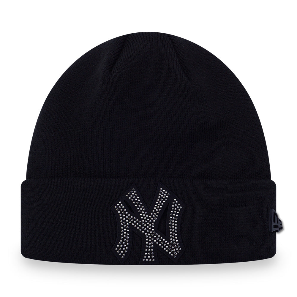 New York Yankees MLB Dark 90s New Era Dark 90s Black Beanie