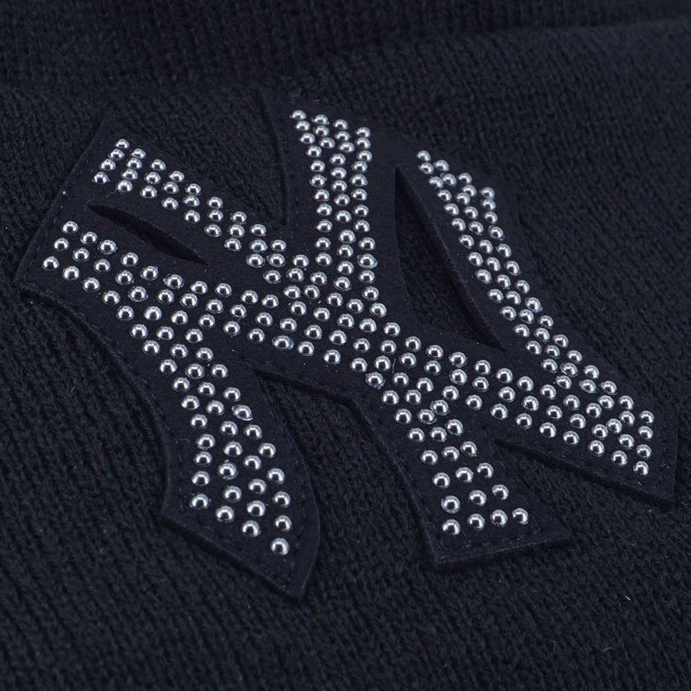 New York Yankees MLB Dark 90s New Era Dark 90s Black Beanie