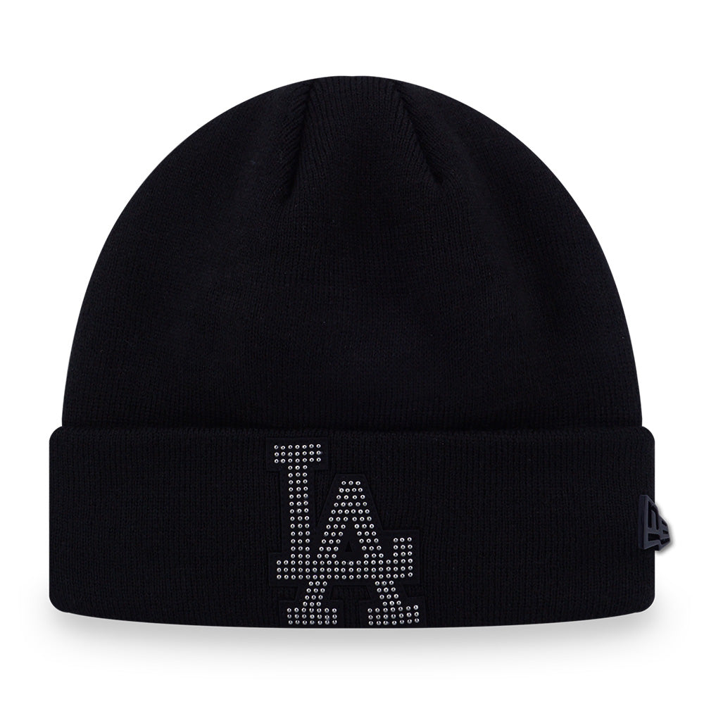 Los Angeles Dodgers MLB New Era Dark 90s Black Beanie