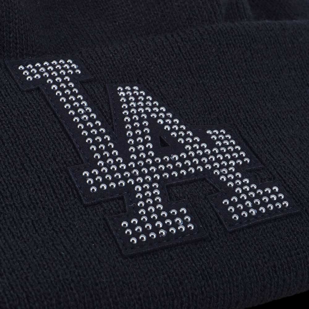 Los Angeles Dodgers MLB New Era Dark 90s Black Beanie