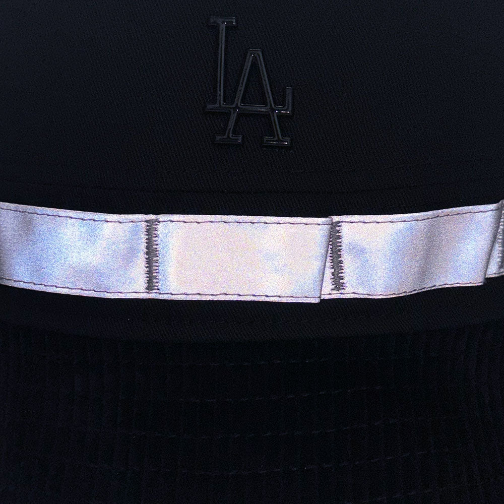 Los Angeles Dodgers MLB New Era Dark 90s Black Adventure Bucket Hat