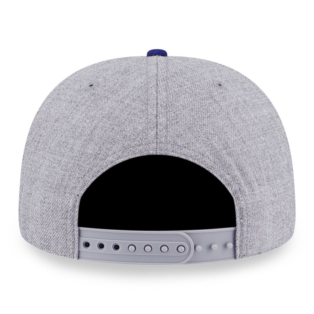 Los Angeles Dodgers MLB Cooperstown Heather Grey 9FIFTY Precurved Visor Snapback Cap