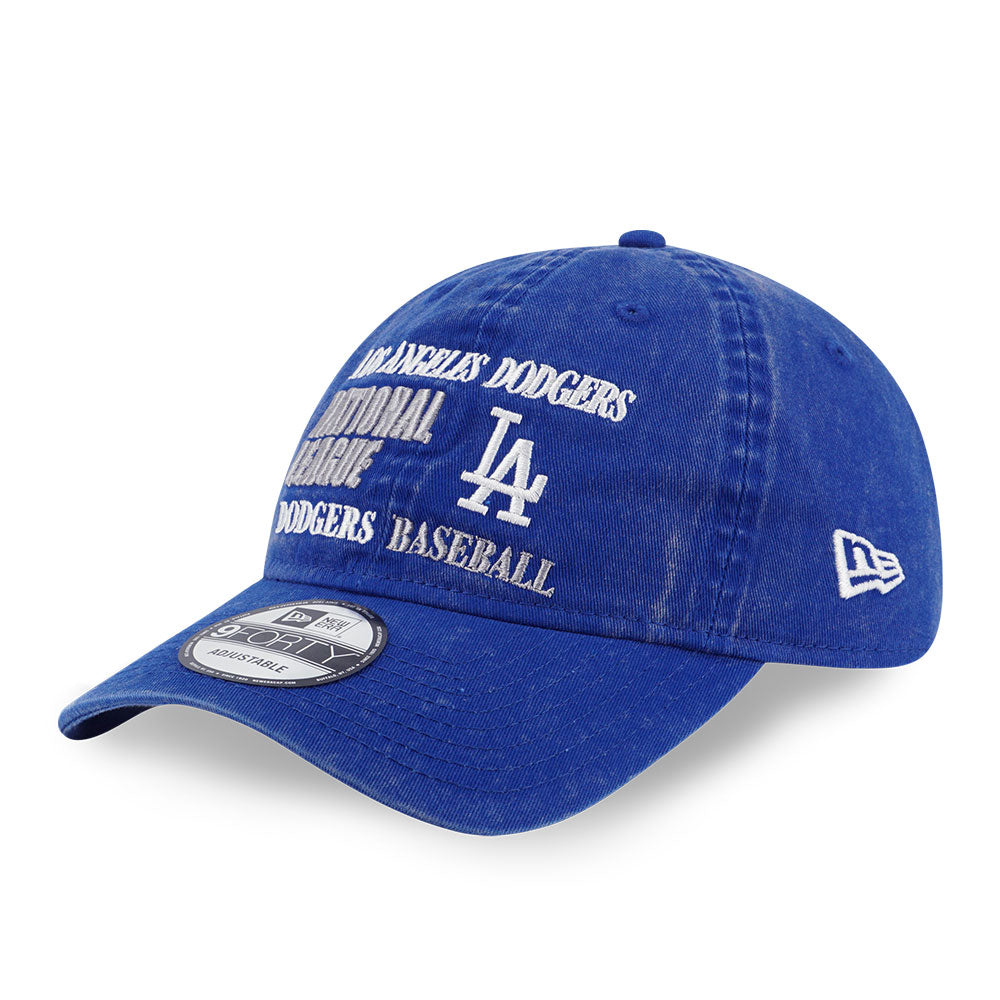 Los Angeles Dodgers MLB Old School Sport AP Royal Blue 9FORTY Unstructured Adjustable Cap