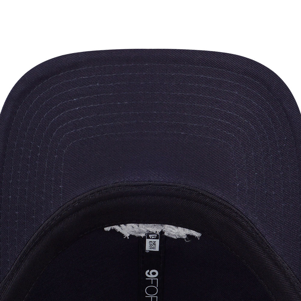 New Era Basic White Script Logo 9FORTY Unstructured Adjustable Cap