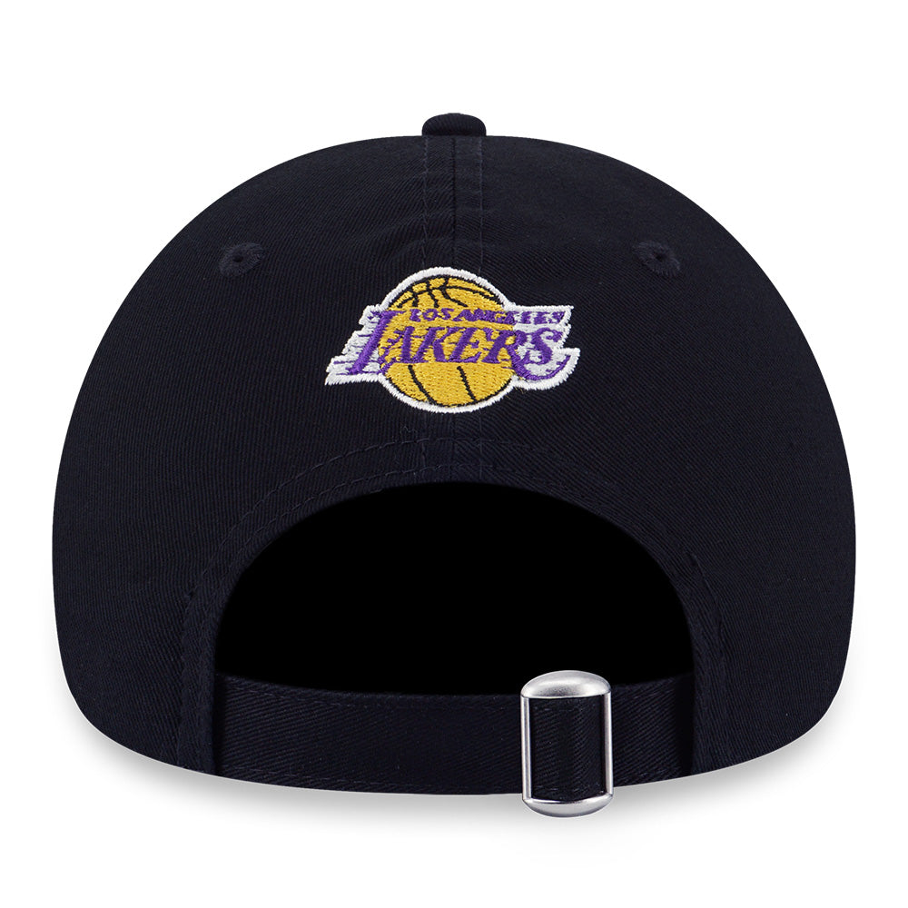 Los Angeles Lakers NBA Gnarly Black 9FORTY Unstructured Adjustable Cap