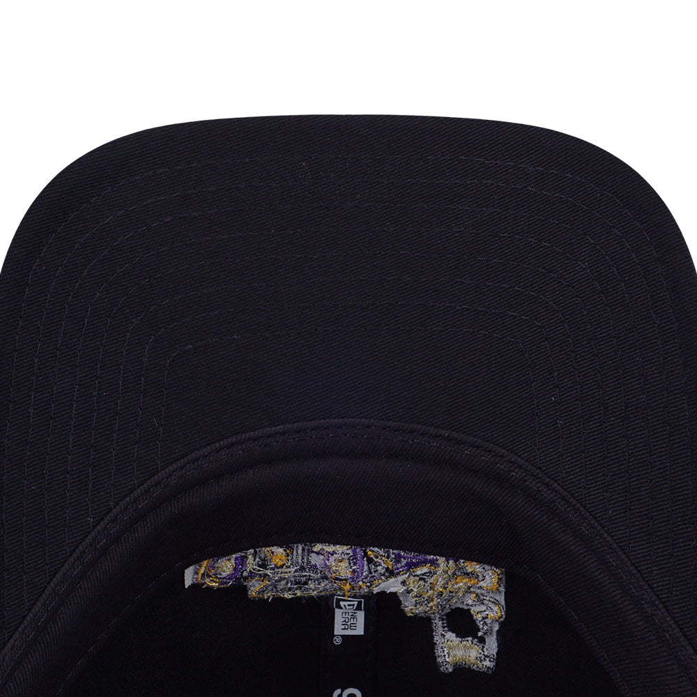 Los Angeles Lakers NBA Gnarly Black 9FORTY Unstructured Adjustable Cap