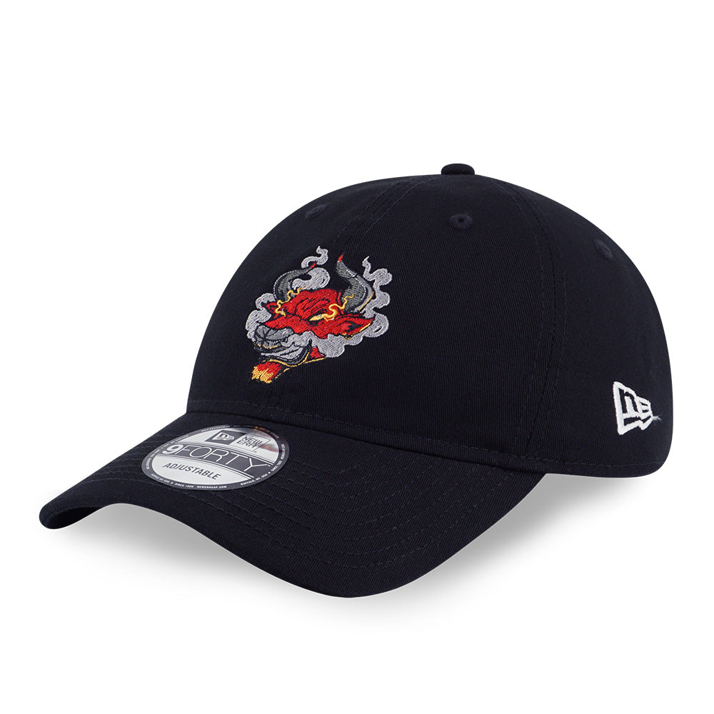 Chicago Bulls NBA Gnarly Black 9FORTY Unstructured Adjustable Cap