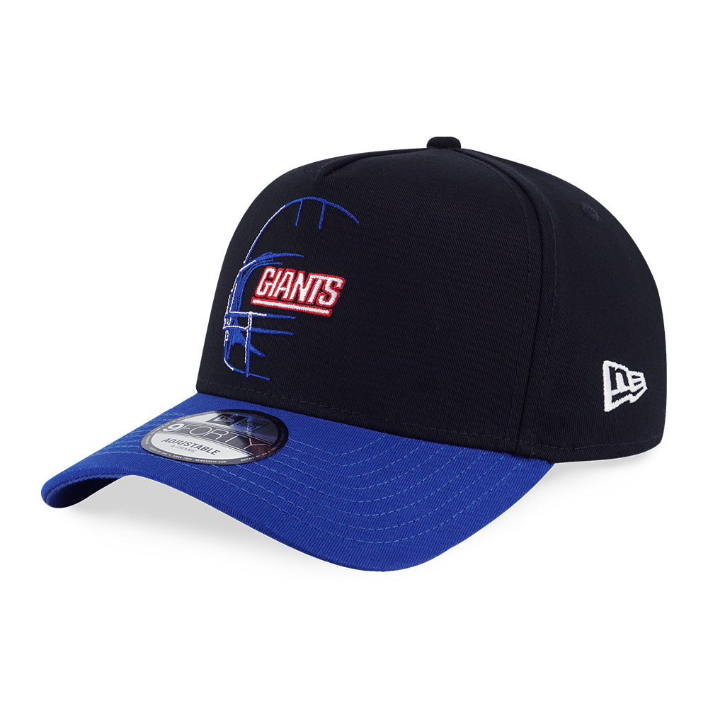 New York Giants NFL Oversized Black 9FORTY A-Frame Adjustable Cap