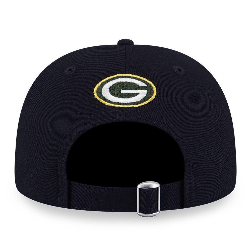 Green Bay Packers NFL Oversized Black 9FORTY A-Frame Adjustable Cap