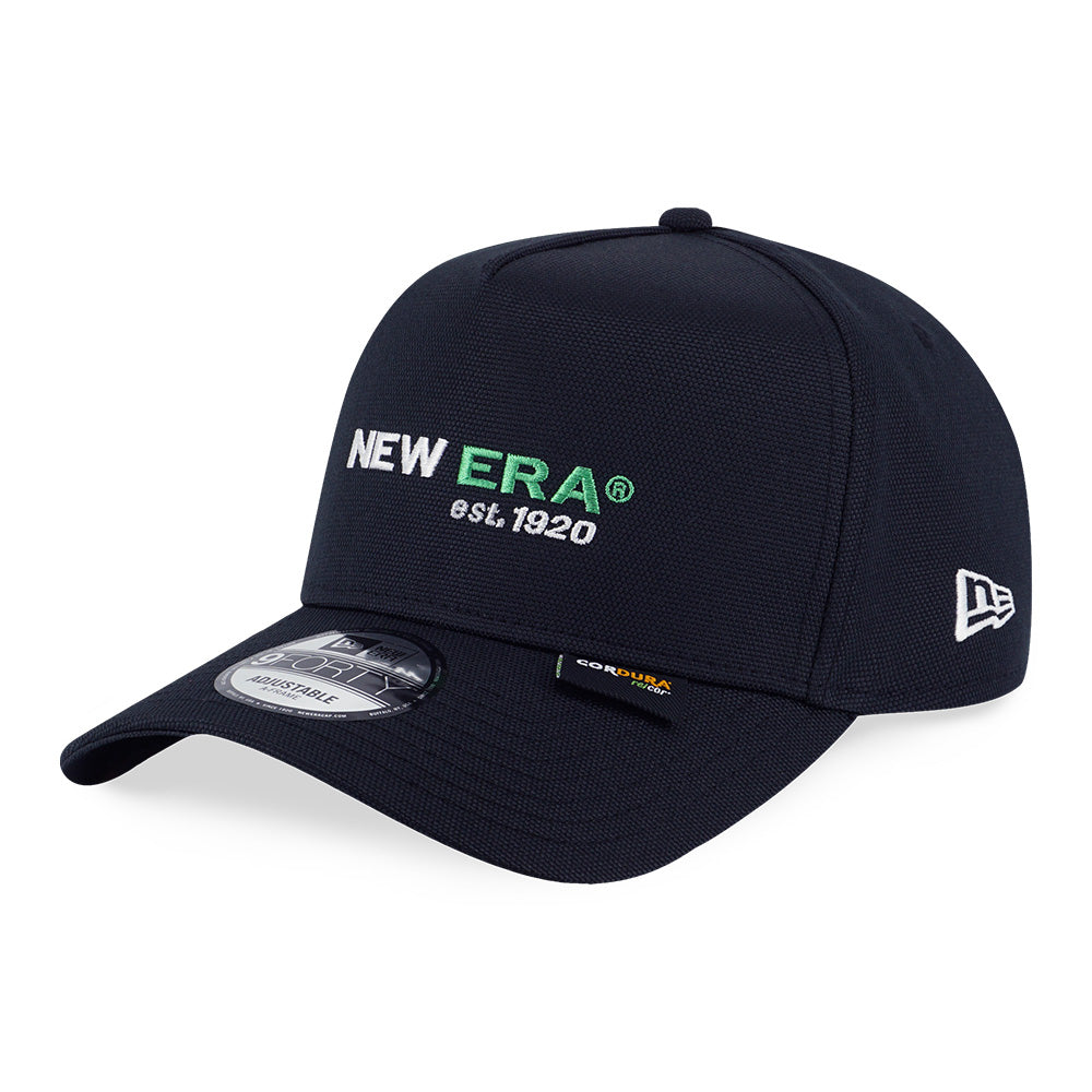 New Era Cordura Wordmark Black 9FORTY A-Frame Adjustable Cap