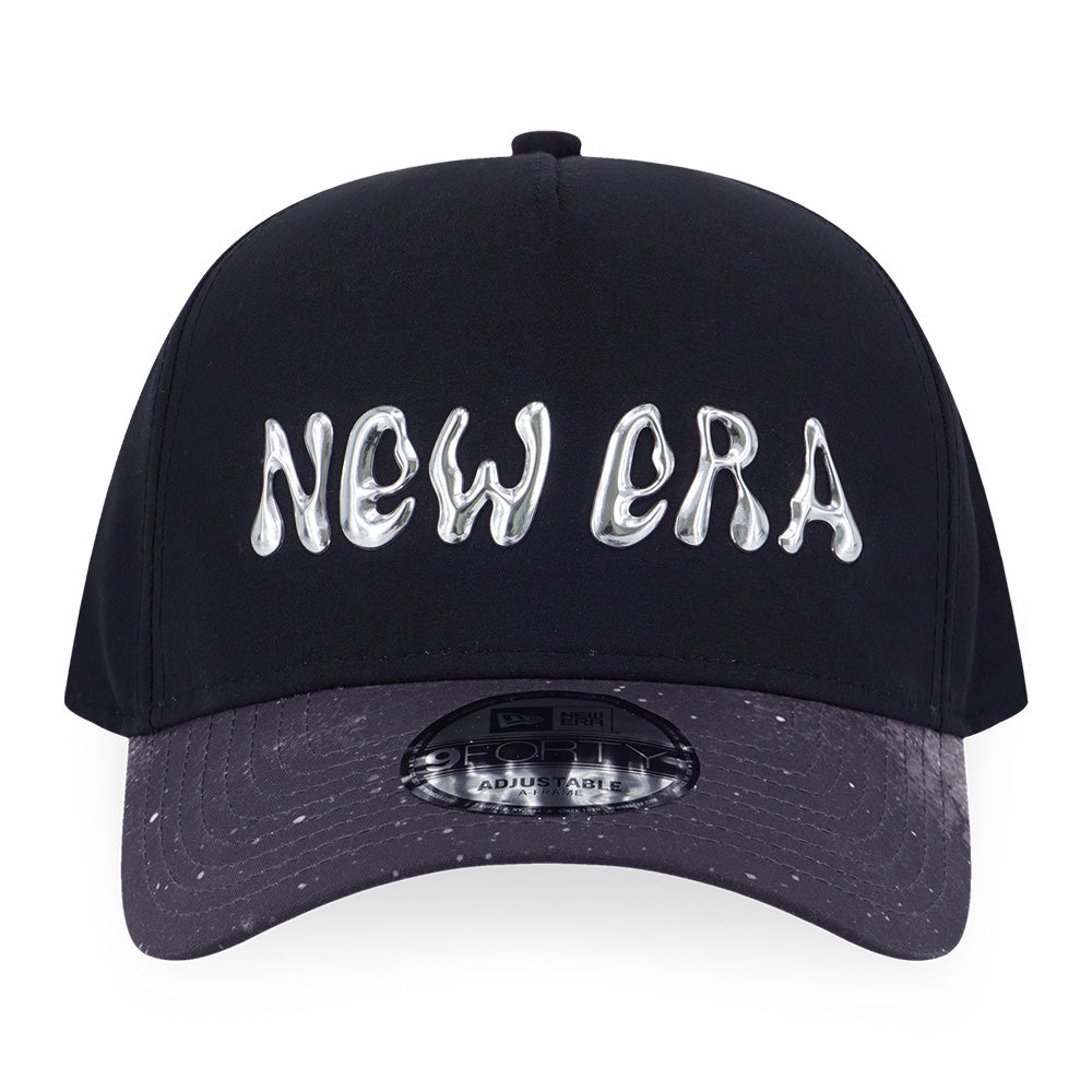 New Era Wordmark Comic Space Black 9FORTY Snapback Cap