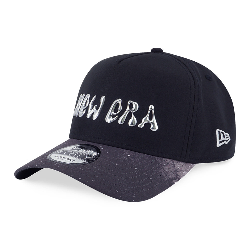 New Era Wordmark Comic Space Black 9FORTY Snapback Cap