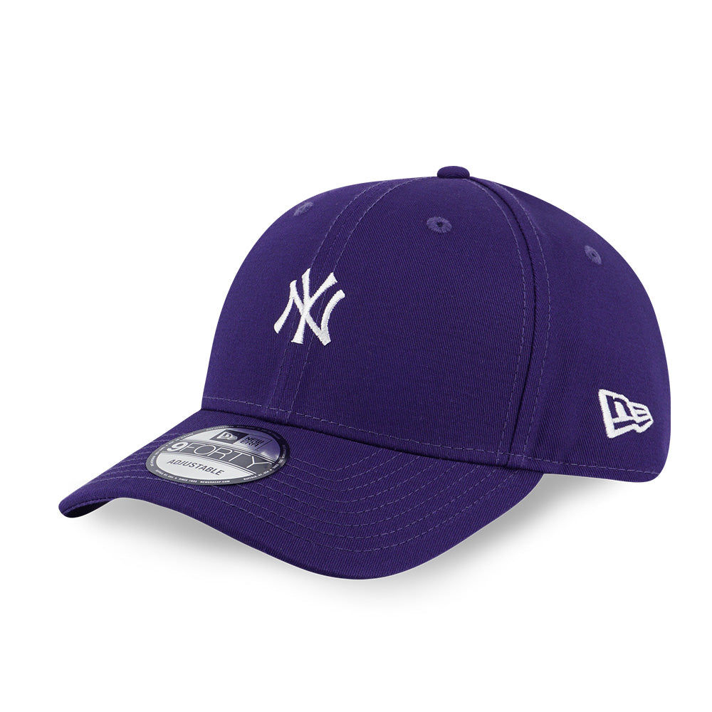 New York Yankees MLB Color Era Mini Logo Purple 9FORTY Adjustable Cap