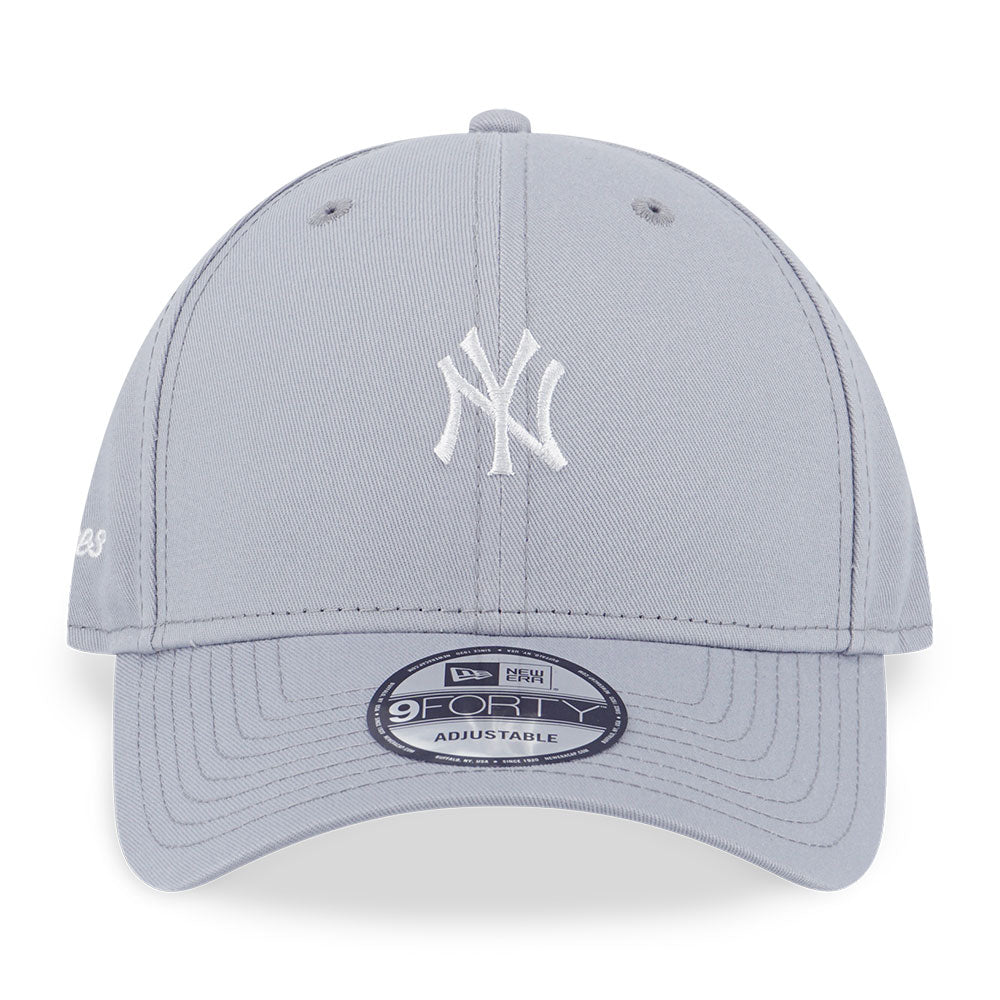 New York Yankees MLB Color Era Mini Logo Dolphine Grey 9FORTY Adjustable Cap