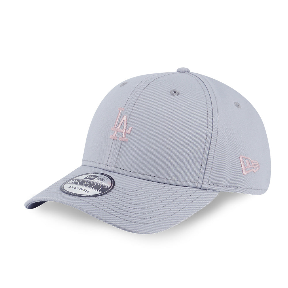 Los Angeles Dodgers MLB Color Era Mini Logo Dolphine Grey 9FORTY Adjustable Cap