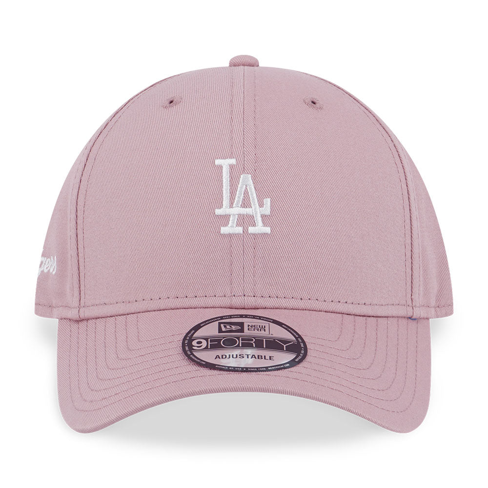 Los Angeles Dodgers MLB Color Era Mini Logo Dirty Rose 9FORTY Adjustable Cap