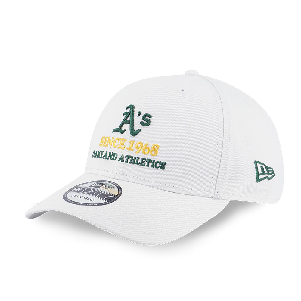 Oakland Athletics MLB Home Cheering White 9FORTY Adjustable Cap