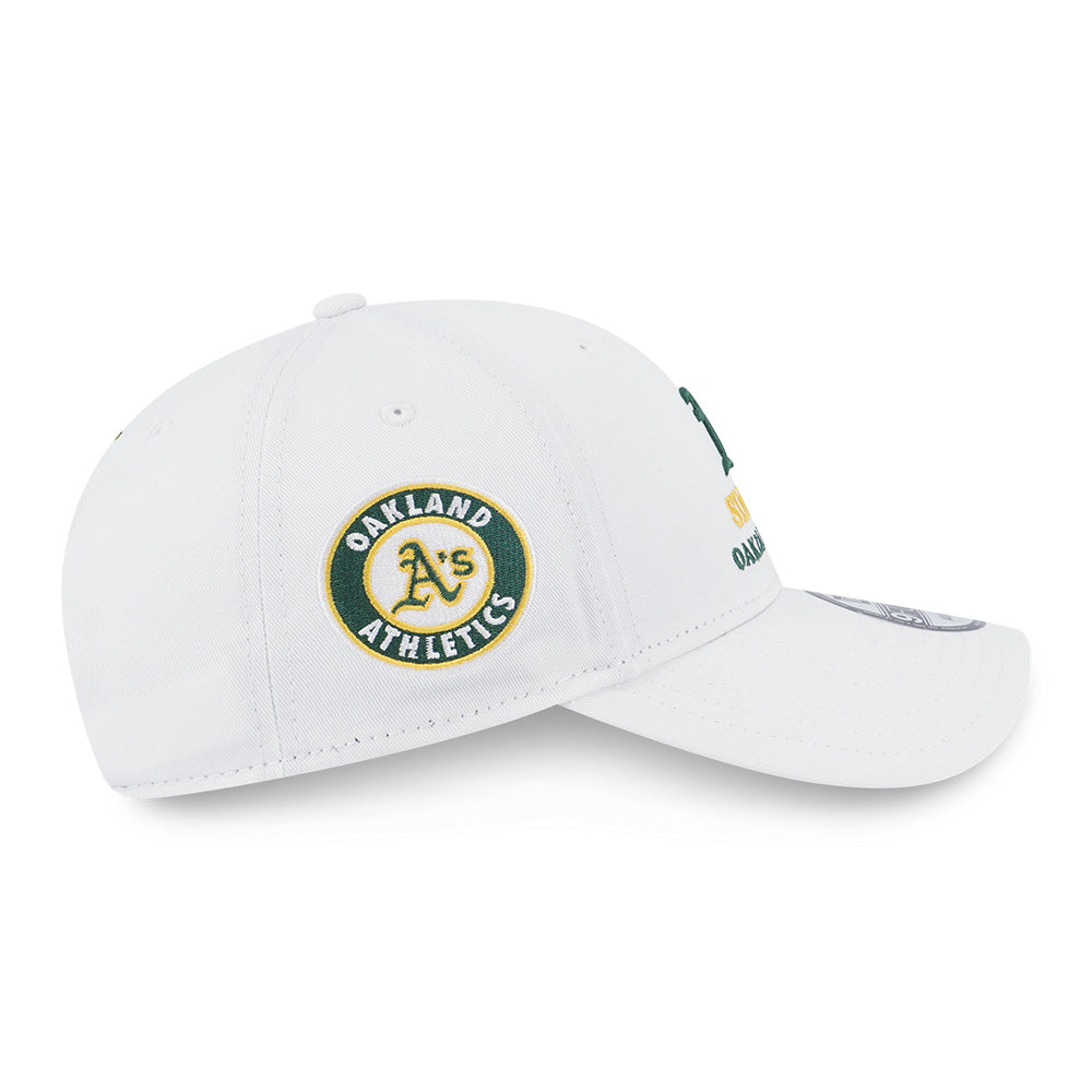 Oakland Athletics MLB Home Cheering White 9FORTY Adjustable Cap